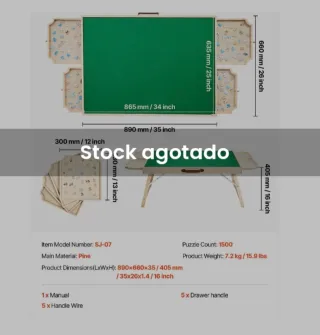 Mesa de puzzle 1500 piezas