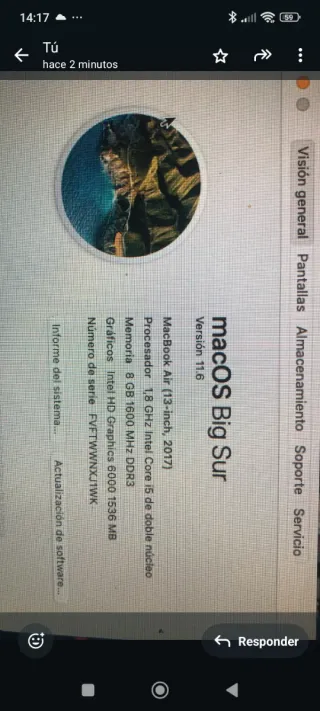 MacBook Air 13 Plata