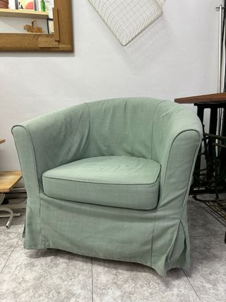 Sillón Tullsta Ikea con funda Verde Claro