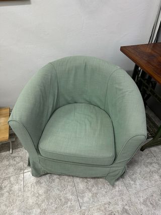 Sillón Tullsta Ikea con funda Verde Claro