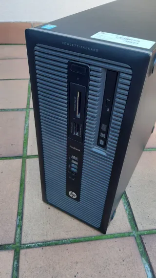 PC de torre HP Negro/Gris ProDesk 600 G1 TWR