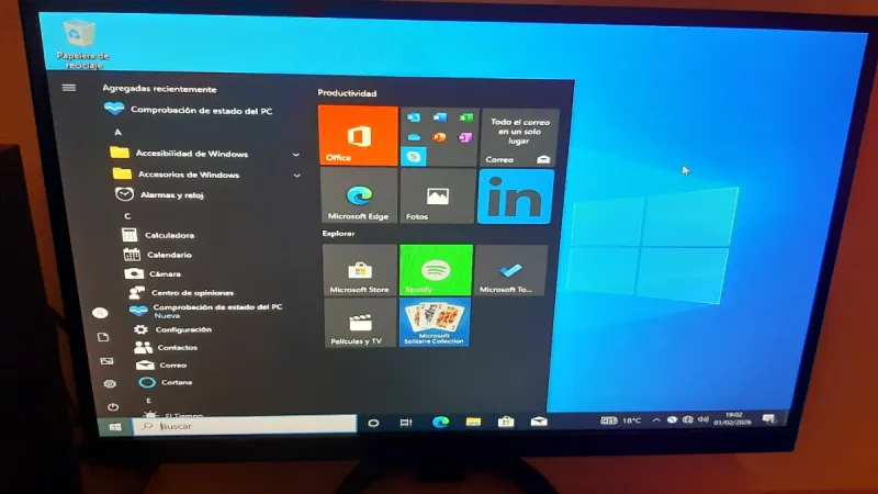PC de torre HP Intel Core i7 RAM 8GB Windows10Pro afbeelding 5