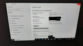 PC de torre HP Intel Core i7. RAM 8GB Windows10Pro