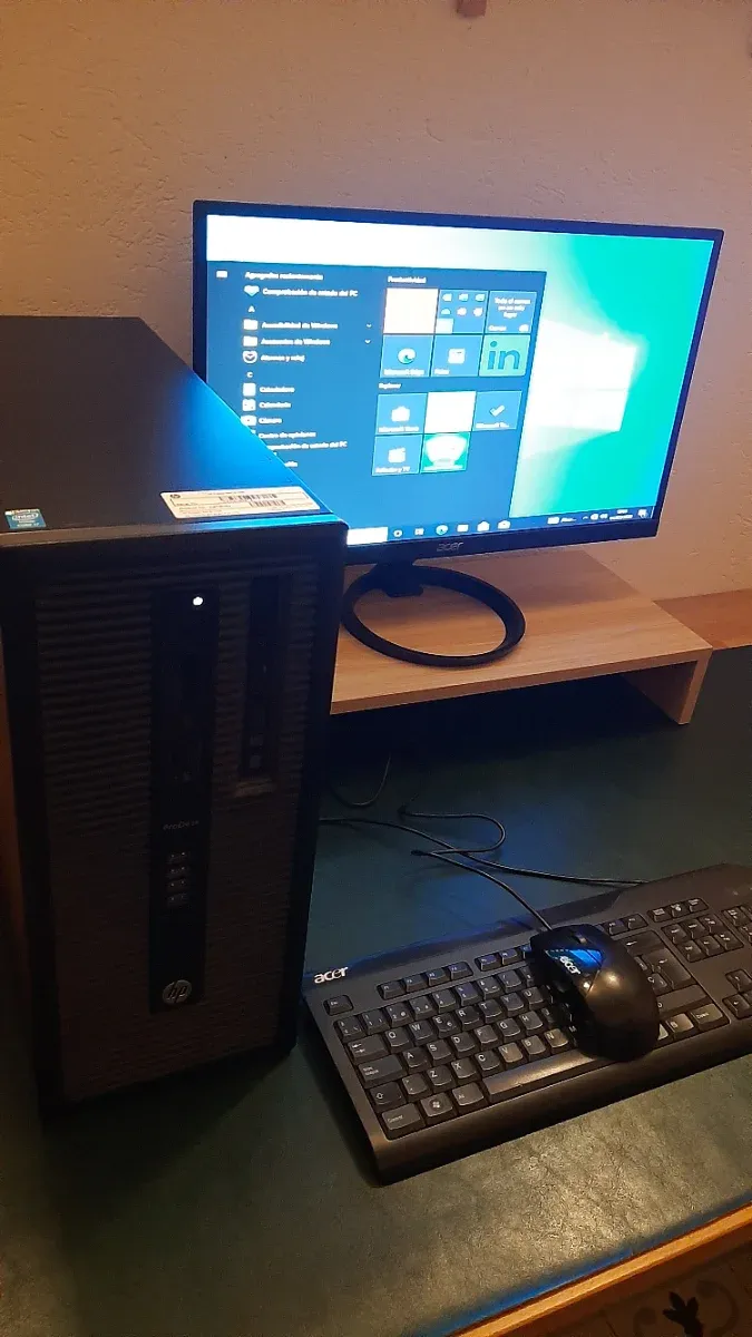 PC de torre HP Intel Core i7 RAM 8GB Windows10Pro