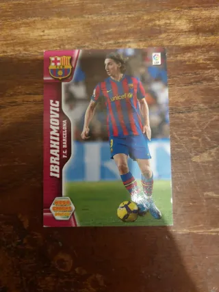 Carta Mega Cracks 10-11 Ibrahimovic F.C. Barcelona