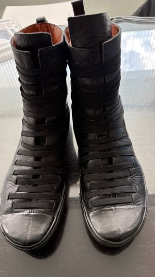 Botines mujer piel negros talla 39