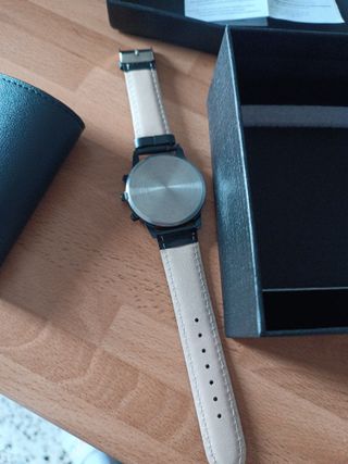 Cartera y Reloj Negro Hombre