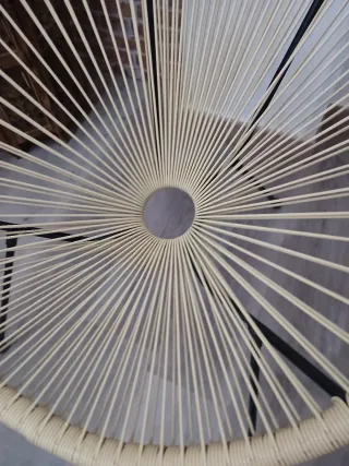 Silla Acapulco Beige y Negra