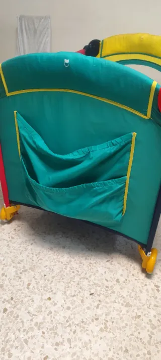 Parque cuna con colchón 109 cm x 75 cm