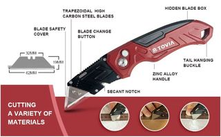 Cúter Plegable TOVIA + 13 Cuchillas