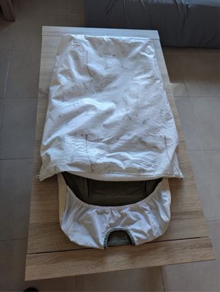 Saco silla bebé y bolsita a juego