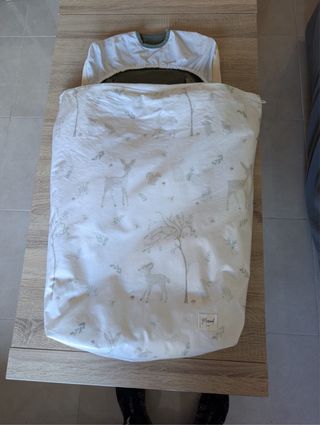 Saco silla bebé y bolsita a juego