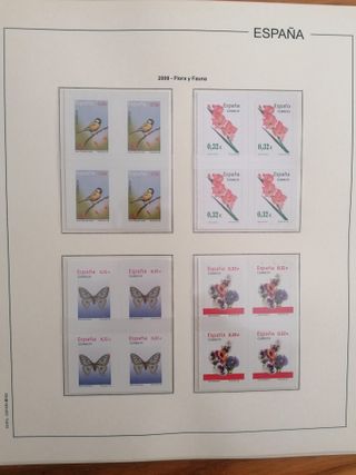 SELLOS ESPAÑA AÑO 2009**MNH. BLOQUE DE 4. HOJAS ED
