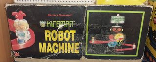 Robot vintage toy anni 80 Kinsman machine conveyer