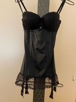 Guêpière Intimissimi Nera Pizzo e Raso