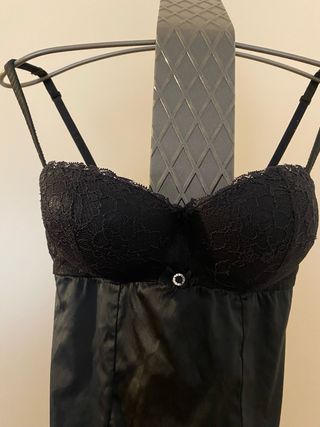 Guêpière Intimissimi Nera Pizzo e Raso