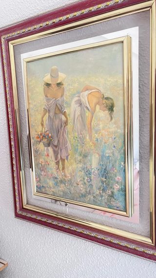 Lote de 3 cuadros decorativos horribles