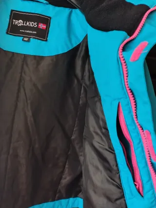 Giubbotto Trollkids turchese 10 anni