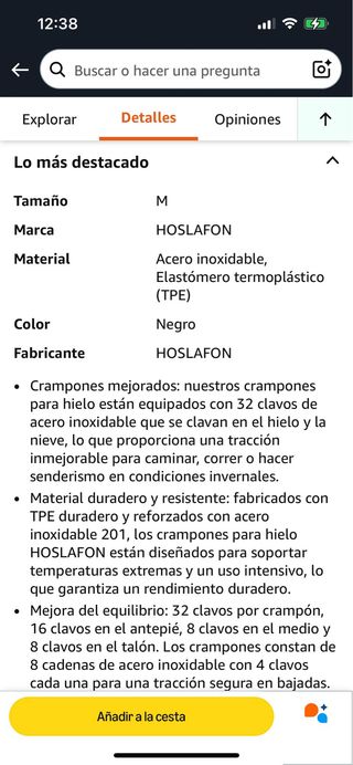 Crampones para Botas de Senderismo