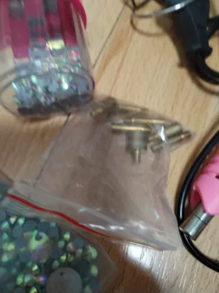 Máquina para pegar Swarovski y strass