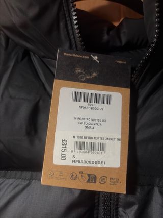 Abrigo The North Face 700 Negro