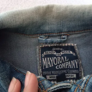 Chaqueta vaquera niñ@ 5 años Mayoral