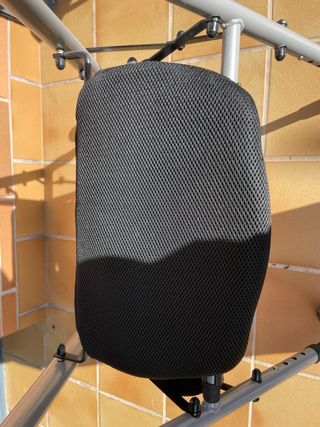 Andador con asiento y cesta