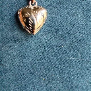 Collar Corazón Plata de ley