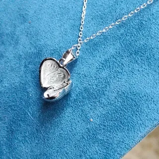 Collar Corazón Plata de ley