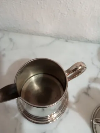 Juego de té aluminio