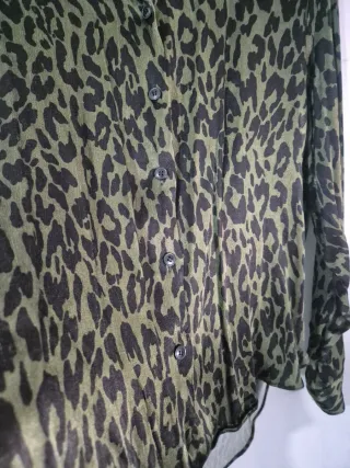 Camisa Verde y Negra Talla XL