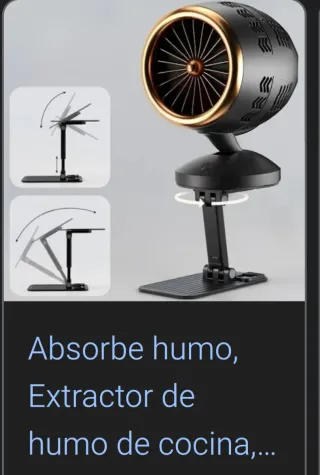 Extractor de humo de cocina