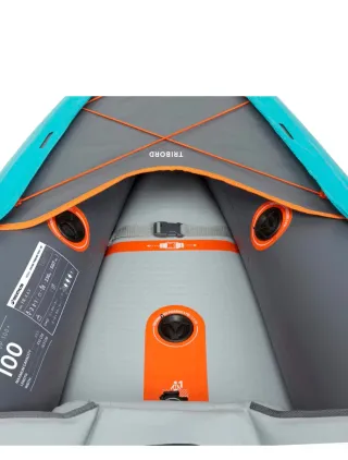 Kayak hinchable 3 personas + accesorios