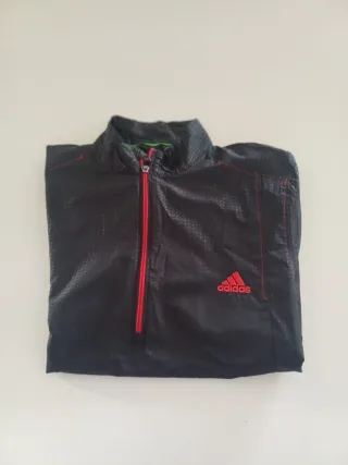 Gilet Adidas nero e rosso