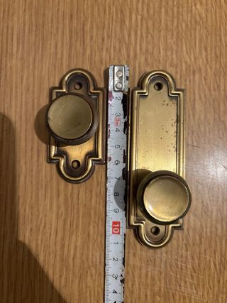 Tiradores dorados para puertas (16 unidades)