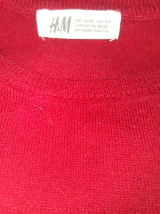 Maglioncino H&M cuore paillettes 9/10 anni