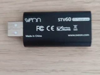 Capturadora Video HDMI a USB Sveon Negra