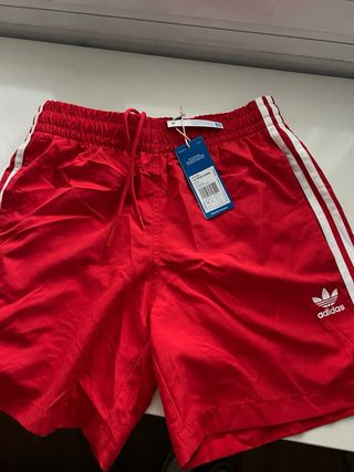 Bañador Adidas 3-Stripes Talla S Rojo