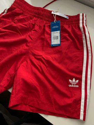 Bañador Adidas 3-Stripes Talla S Rojo