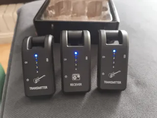 Sistema Inalámbrico Guitarra 2 Transmisor Receptor