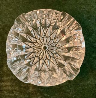 Posacenere in cristallo lavorato