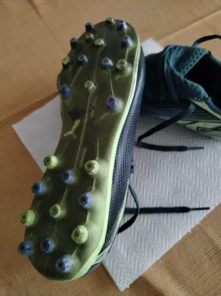 Zapatillas Puma Fútbol Azul/Verde