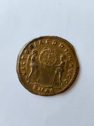 Moneta antica Costantino bronzo