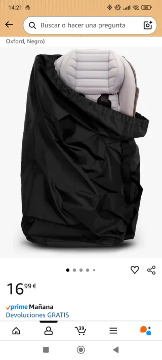 Funda universal para carrito de bebé