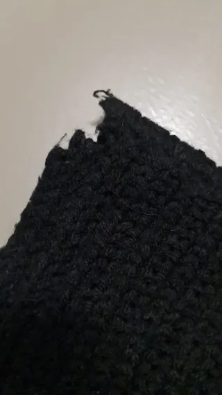 Berretto e scaldacollo nero