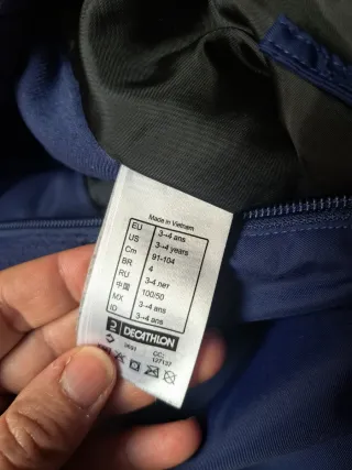 Peto Nieve Decathlon 3-5 Años