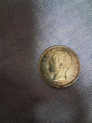 Moneda 5 Pesetas 1871