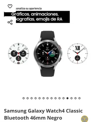 Samsung Galaxy Watch4 Classic Negro seminuevo