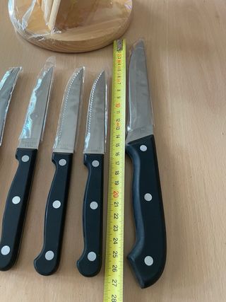 Set 5 Coltelli Acciaio Inox