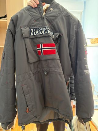 Abrigo Geographical Norway Gris